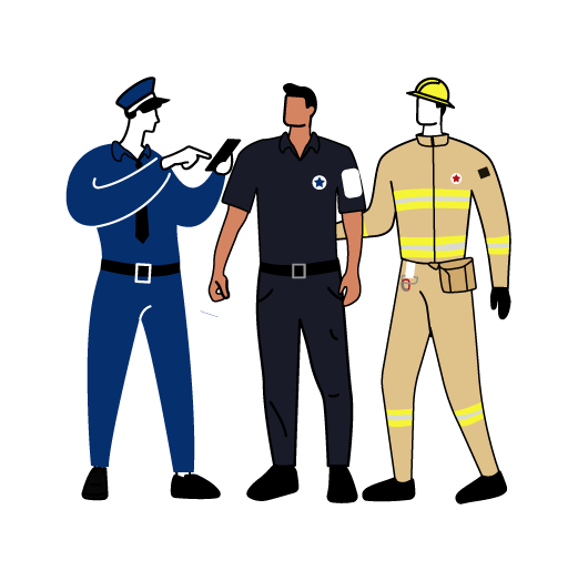 officer emt and firefighter