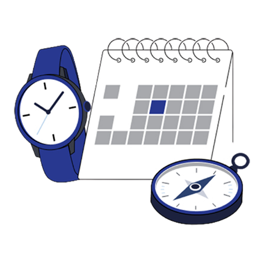 time watch compass