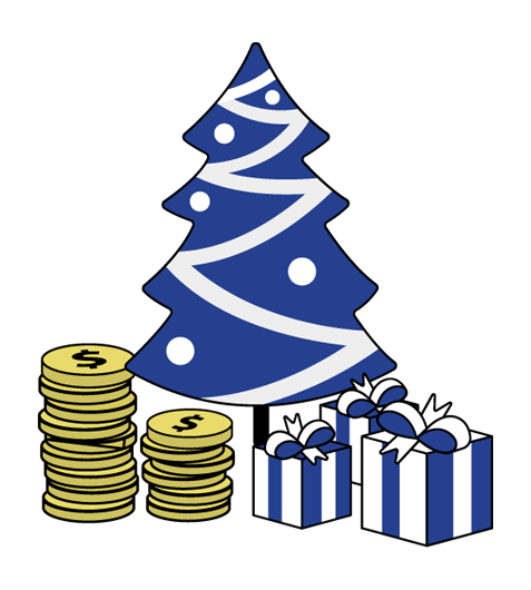 Christmas tree presents