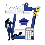 clipboard and calculator icon