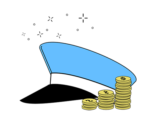 officer's hat
