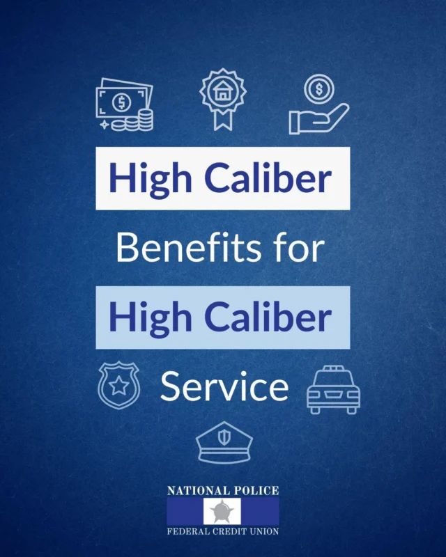 Our High Caliber Program was created to recognize the exceptional service of law enforcement professionals with meaningful, everyday benefits.

✔️ A dedicated representative to guide you
✔️ Same-day loan closings (with approved credit)
✔️ A rate boost on new Share Certificates and IRAs
✔️ A rate reduction on eligible loans
✔️ Your own numbered High Caliber ID card

It’s our way of going above and beyond—just like you do.
🔗 See if you qualify on our website, link in bio.