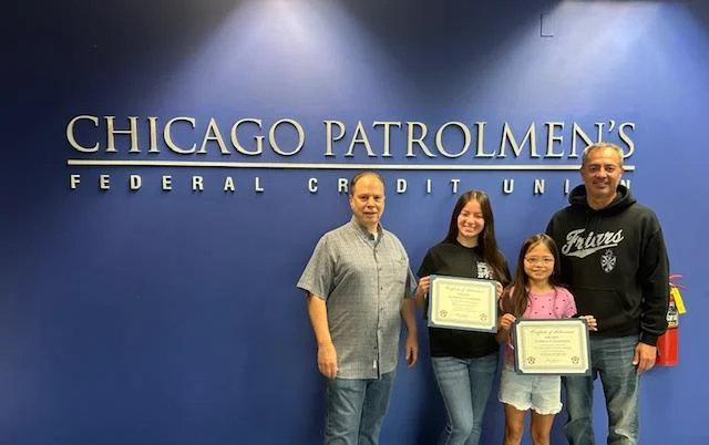 🎓 Member Spotlight: The Castaneda Family

We're proud to celebrate the achievements of Arianna and Camila Castaneda — daughters of Chicago Police Sergeant and longtime Credit Union member Jose Castaneda — who were both awarded 2025 scholarships from the Western Catholic Union.

Arianna, a standout student at Fenwick High School, received the WCU High School Scholarship, while her sister Camila, of St. Celestine Catholic School, earned the Grade School Scholarship for her academic excellence and community involvement.

📸 This special moment was captured at our North Branch in front of signage featuring our former name, Chicago Patrolmen’s Federal Credit Union. As many of you know, we recently rebranded as National Police Federal Credit Union to better reflect our nationwide field of membership and our continued commitment to serving first responder families across the country. Our former name remains a proud testament to the strong foundation we built with law enforcement and the values we continue to uphold today.

Special thanks to our trusted partner Eric Cacioppo of LPL Financial, who was on hand to help honor the Castaneda family’s achievement and represent the strong relationships we share with our members and community partners.

Please join us in congratulating the Castaneda family on this well-deserved honor! 👏