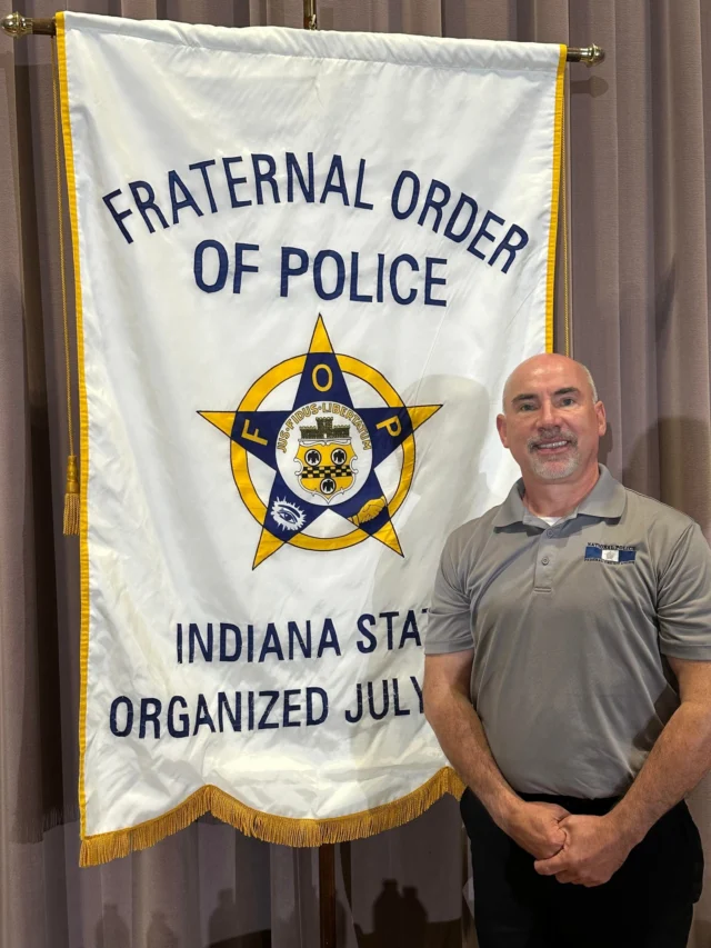 Vivian Abraham and Jim Bedinger were honored to represent us at the Indiana Fraternal Order of Police State Meeting in Carmel, IN, June 9–11.

We're proud to stand with the FOP and support those who serve and protect—every day, in every state!💙