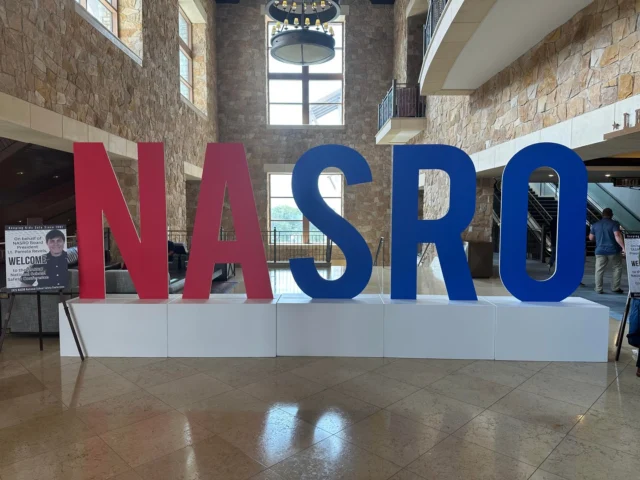 Jorge Mendoza and Jim Bedinger were proud to represent us at the National Association of School Resource Officers (NASRO) and Texas Association of School Resource Officers (TASRO) Joint Conference, which took place July 6–8 at the Gaylord Texan Resort in Grapevine, TX.